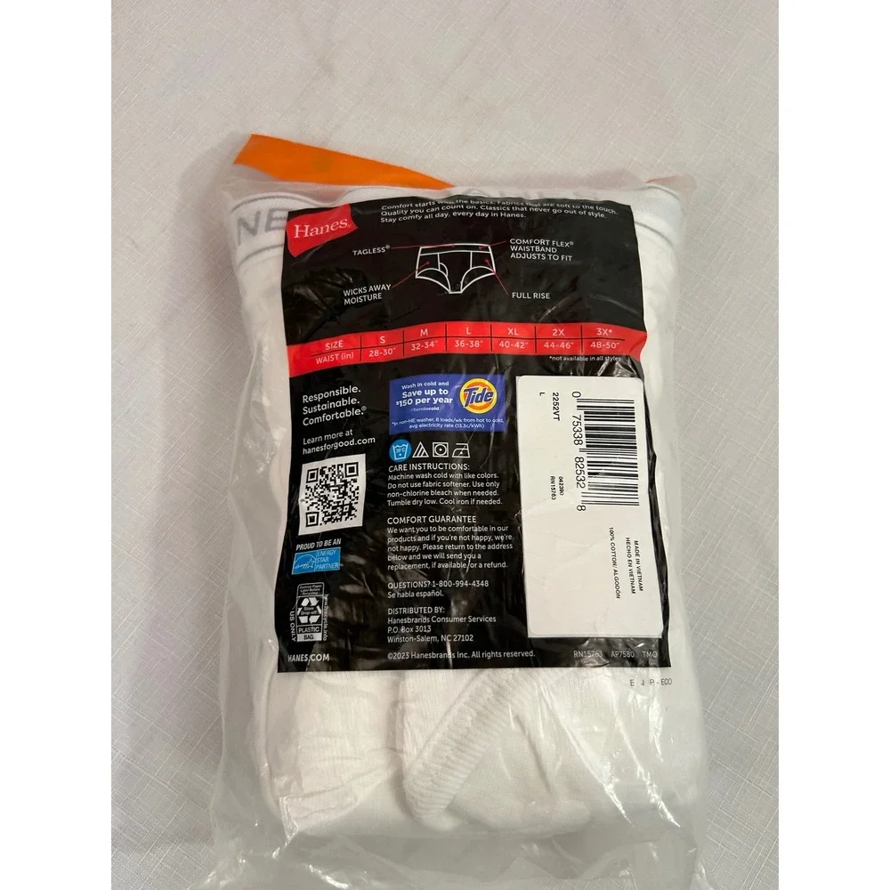 Hanes tagless briefs